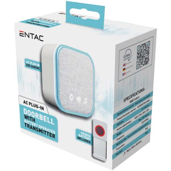 Door bell Entac 230V 36 rings and up to 150m