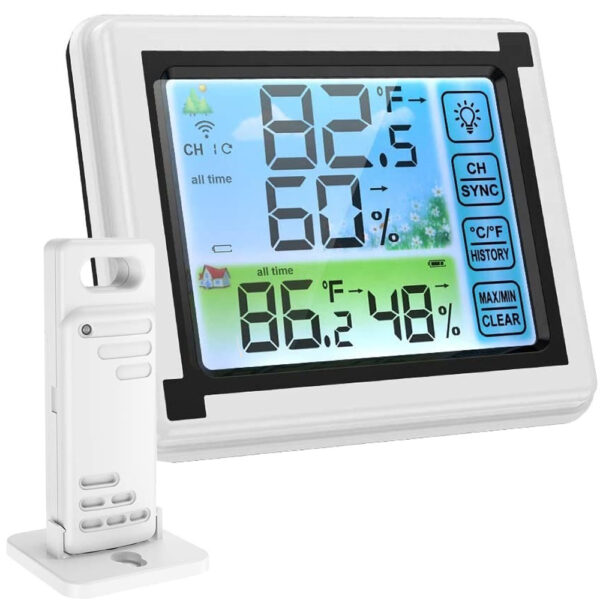 Weather station Verk with cordless sensor