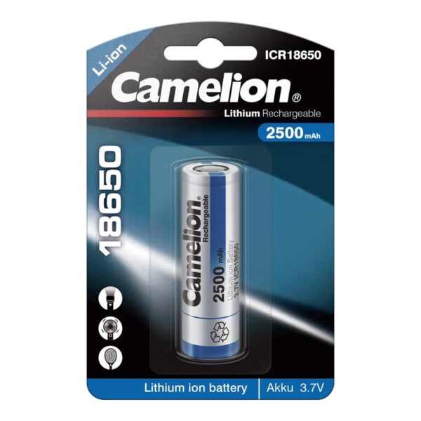 Camelion 18650 Li-ion 3,7V 2500mAh BL1